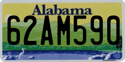 AL license plate 62AM590