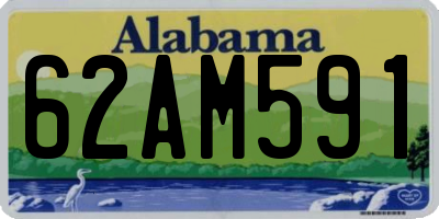 AL license plate 62AM591