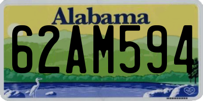 AL license plate 62AM594