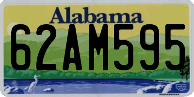 AL license plate 62AM595