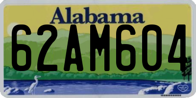 AL license plate 62AM604