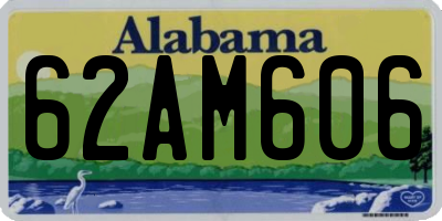AL license plate 62AM606