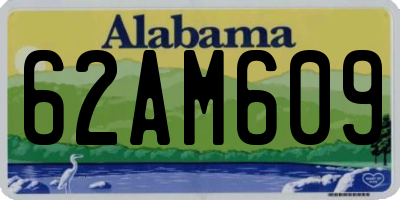 AL license plate 62AM609