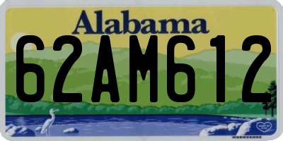 AL license plate 62AM612