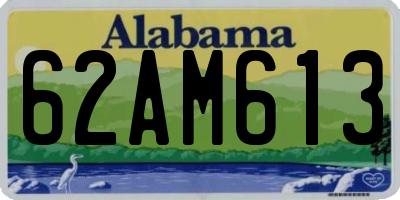 AL license plate 62AM613