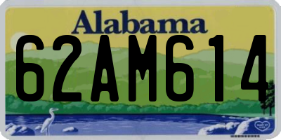AL license plate 62AM614