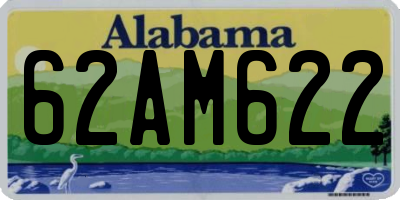 AL license plate 62AM622