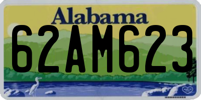 AL license plate 62AM623