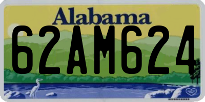 AL license plate 62AM624