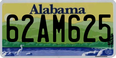 AL license plate 62AM625