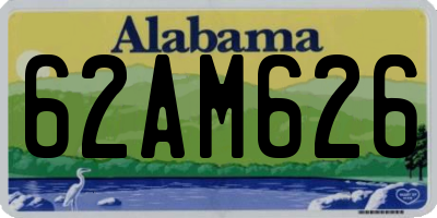 AL license plate 62AM626