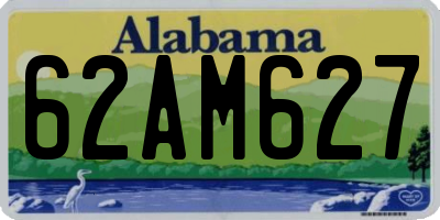 AL license plate 62AM627