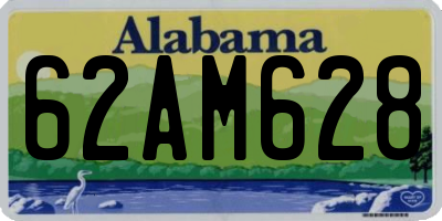 AL license plate 62AM628