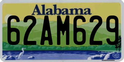 AL license plate 62AM629