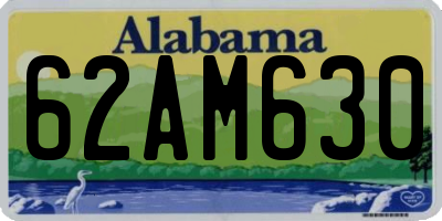 AL license plate 62AM630