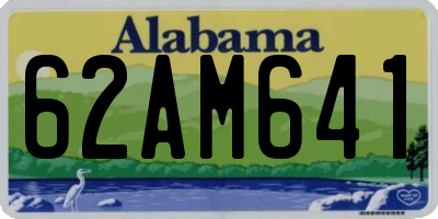 AL license plate 62AM641