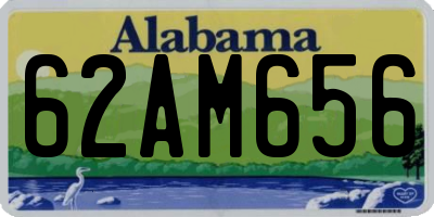 AL license plate 62AM656