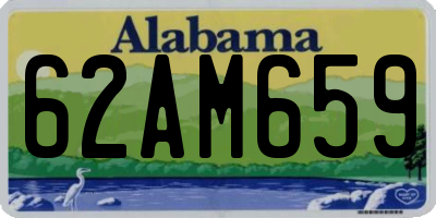 AL license plate 62AM659
