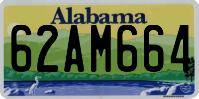 AL license plate 62AM664