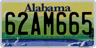 AL license plate 62AM665