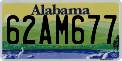 AL license plate 62AM677