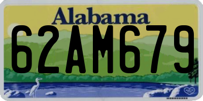AL license plate 62AM679
