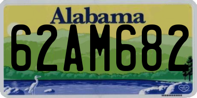 AL license plate 62AM682