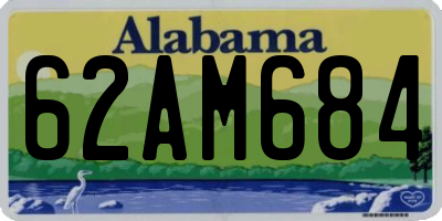 AL license plate 62AM684
