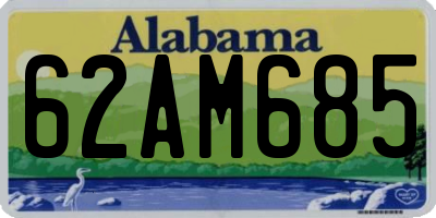 AL license plate 62AM685