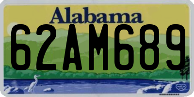AL license plate 62AM689
