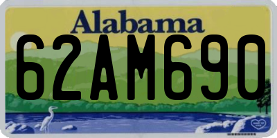AL license plate 62AM690