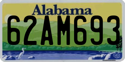 AL license plate 62AM693