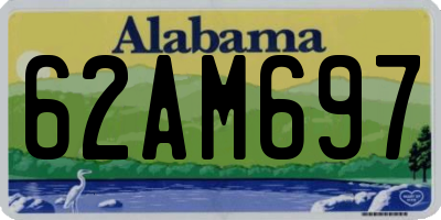 AL license plate 62AM697