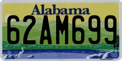 AL license plate 62AM699