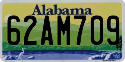 AL license plate 62AM709