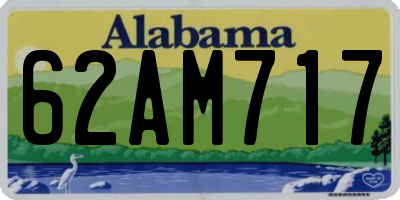 AL license plate 62AM717