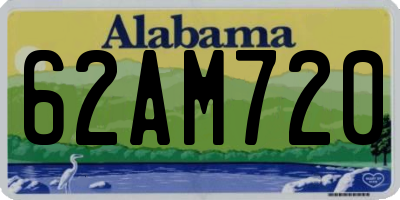 AL license plate 62AM720