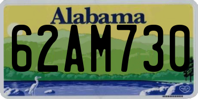 AL license plate 62AM730