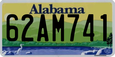 AL license plate 62AM741