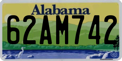 AL license plate 62AM742