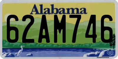 AL license plate 62AM746