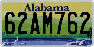 AL license plate 62AM762