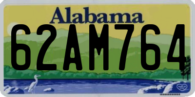 AL license plate 62AM764