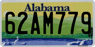 AL license plate 62AM779