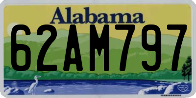 AL license plate 62AM797