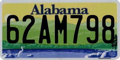 AL license plate 62AM798