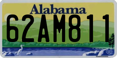 AL license plate 62AM811