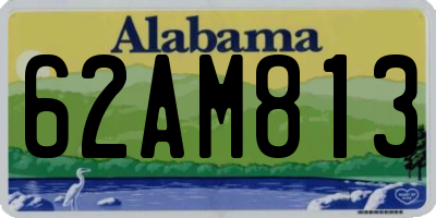 AL license plate 62AM813