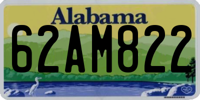 AL license plate 62AM822
