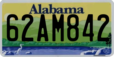 AL license plate 62AM842